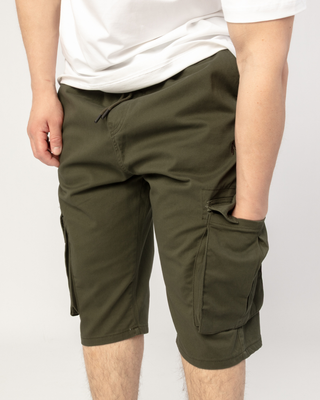 BERMUDA "CARGO" GROEN