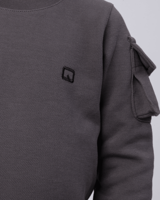Qaba'il's Sniper Tracksuit in Antraciet for Kids/Teens.