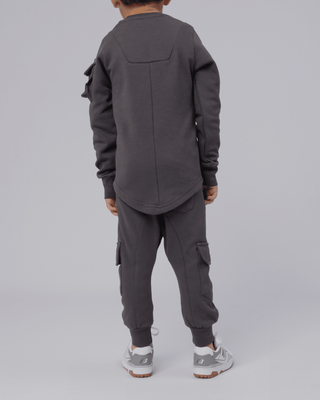 Antraciet Sniper Tracksuit for Kids/Teens from Qaba'il.