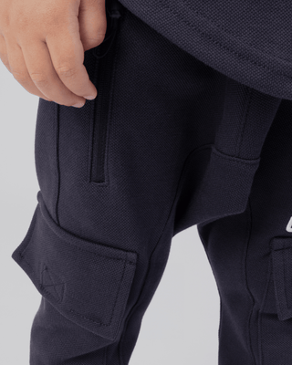 Marineblauw Trainingspak Sniper Kids/teen van Qaba'il