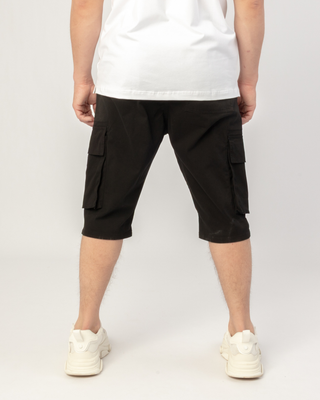 BERMUDA "CARGO" ZWART