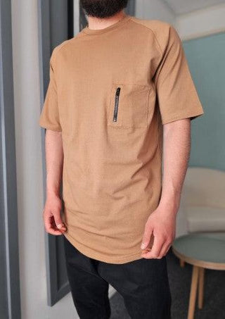 Camel Technical Lang T-shirt van Qawy