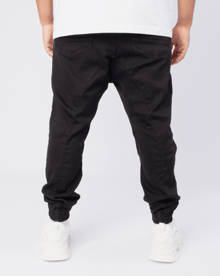 New Heritage Denim Stretch Regular Fit in Zwart.