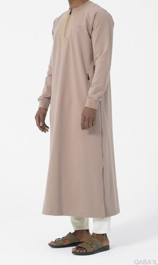 Jogging Qamis Sham Taupe van Qaba'il