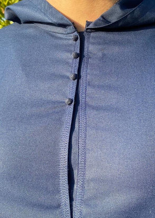 Djellaba in Navy van Custom Qamis.