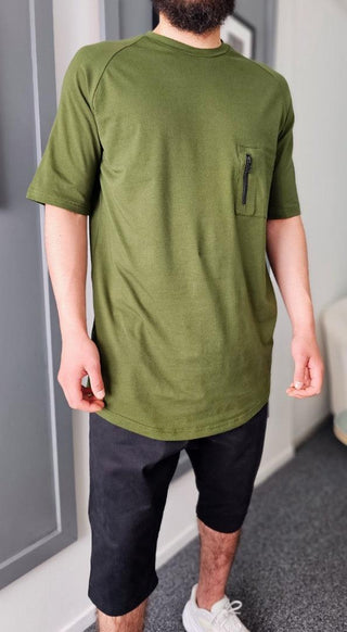 Lang T-shirt Technical Groen van Qawy