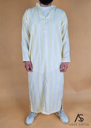 Djellaba Marrakesh in Geel van Rafiq