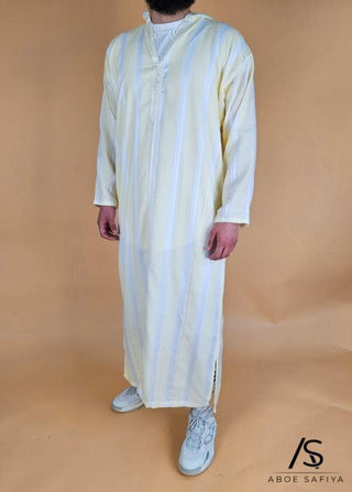 Djellaba Marrakesh in Geel van Rafiq