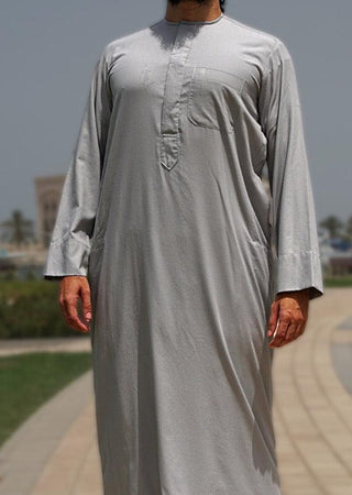 Classic Grijze katoen van Custom Qamis.