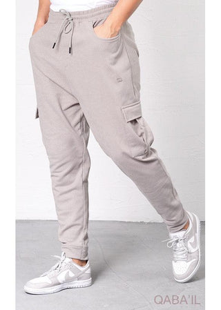 Cargo broek Flex Grijs van Qaba'il