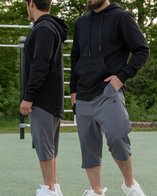 Oversized Hoodie "Refined" Zwart
