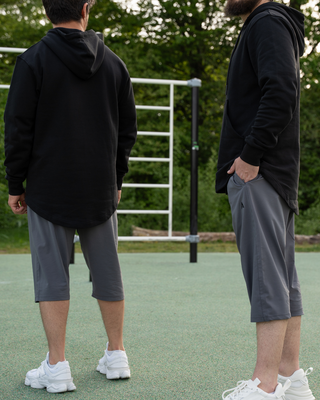 Oversized Hoodie "Refined" Zwart