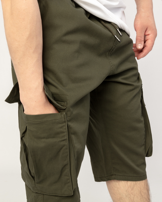 BERMUDA "CARGO" GROEN