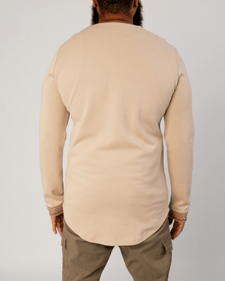 Beige Sweatshirt Etniz Awqas.