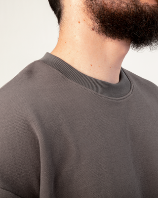 OVERSIZED T-SHIRT ANTRACIET