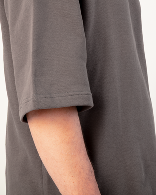 OVERSIZED T-SHIRT ANTRACIET