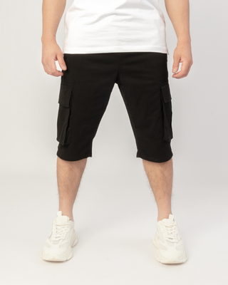 BERMUDA "CARGO" ZWART