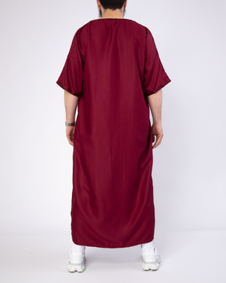 Marokkaanse Kandora 'Nador' Bordeaux van Rafiq