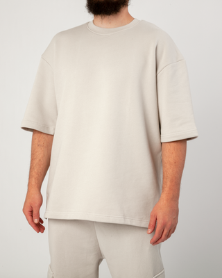 OVERSIZED T-SHIRT LICHTGRIJS