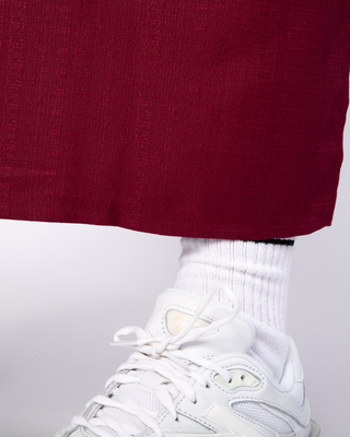 Marokkaanse Kandora 'Nador' Bordeaux van Rafiq