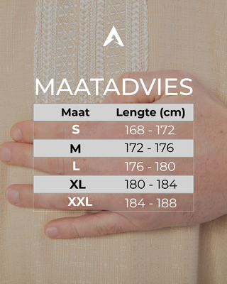 Marokkaanse Kandora 'Nador' Beige van Rafiq