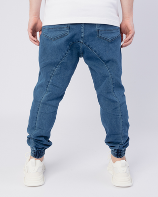 Denim Stretch "Regular Fit" Donkerblauw van New Heritage