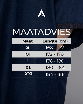 Marokkaanse Kandora 'Nador' Navy van Rafiq