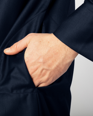 Saudi Qamis "Cashmere Elite" Dark Navy