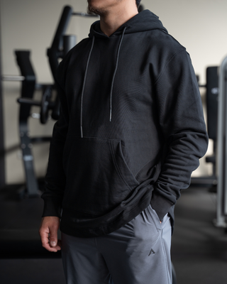 Oversized Hoodie "Refined" Zwart