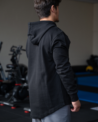 Oversized Hoodie "Refined" Zwart
