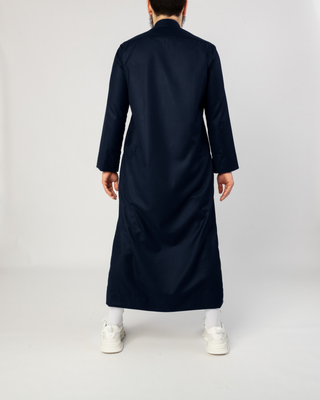 Saudi Qamis "Cashmere Elite" Dark Navy