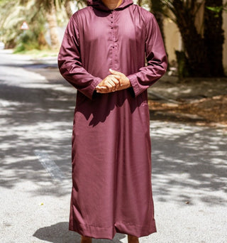 Djellaba Bordeaux van Custom Qamis