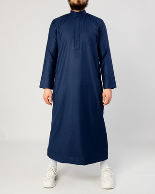 Saudi Qamis "Cashmere Elite" Navy