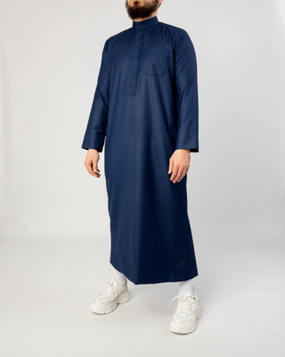 Saudi Qamis "Cashmere Elite" Navy