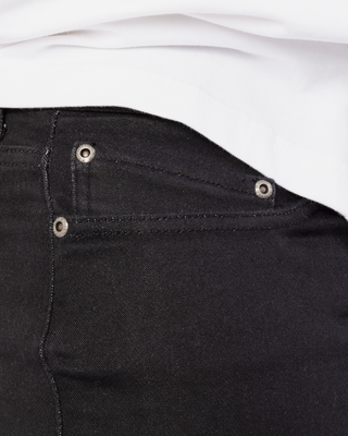 Denim Stretch "Regular Fit" Zwart van New Heritage