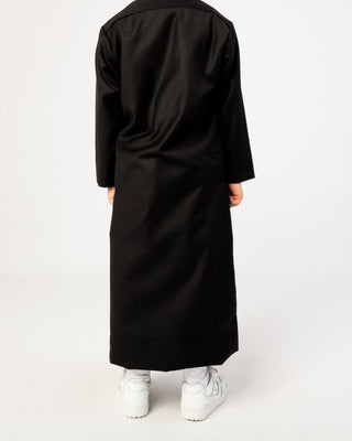 Saudi Qamis voor Jongens "Cashmere Elite" Zwart