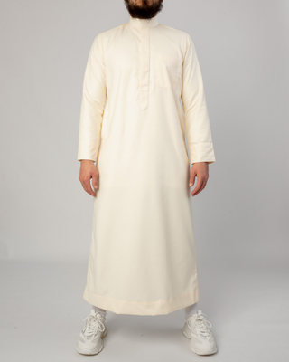 Saudi Qamis "Cashmere Elite" Cream