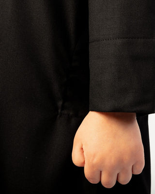 Saudi Qamis voor Jongens "Cashmere Elite" Zwart