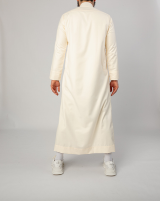 Saudi Qamis "Cashmere Elite" Cream