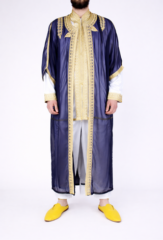 Jabador 3-delig 'Luxury' Navy van Rafiq