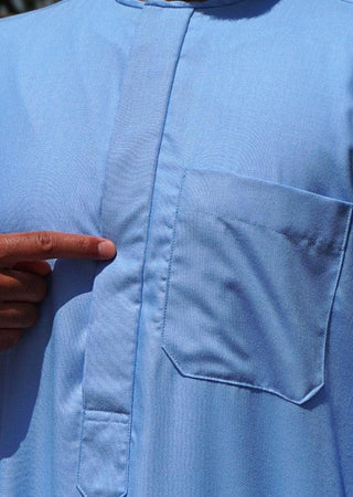 Classic Sky Blue in Katoen van Custom Qamis