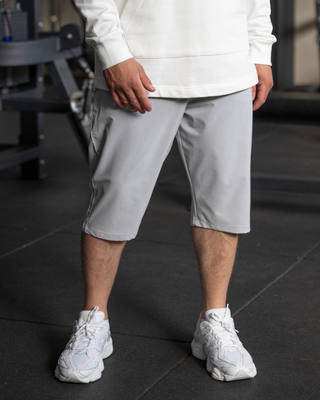 Gym short "Awrah Guard" Lichtgrijs