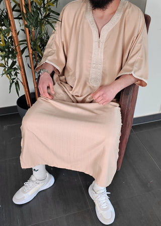 Marokkaanse Kandora 'Nador' Beige van Rafiq