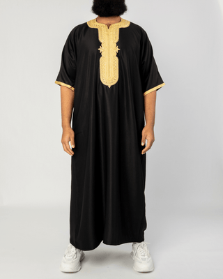 Marokkaanse Kandora 'Legacy' Zwart/Goud van Rafiq