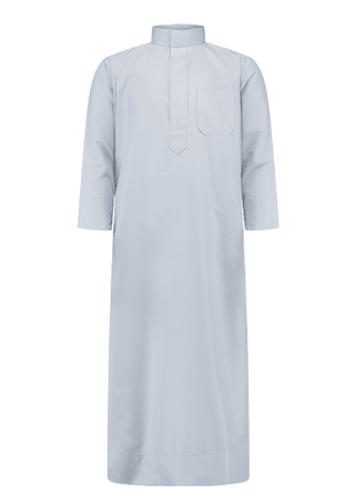 Saudi Qamis Platinum Lichtgrijs Junior van Custom Qamis