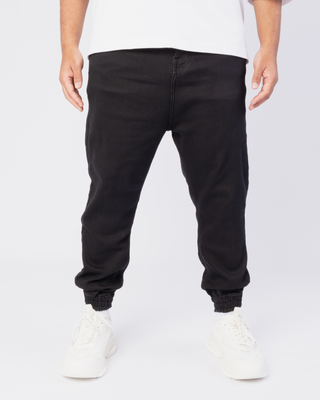 Denim Stretch "Regular Fit" Zwart van New Heritage