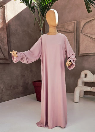 Abaya 'Inaya' Roze - Button