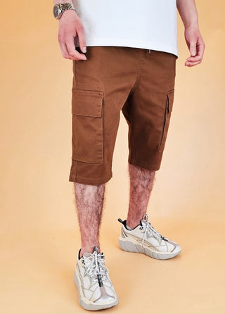 Bermuda Chino 'Cargo' Bruin van New Heritage