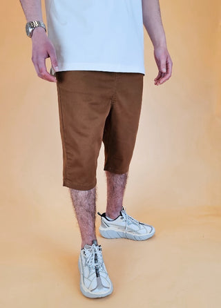 Bermuda Chino 'Basic' Bruin van New Heritage