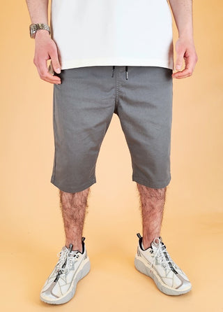 Bermuda Chino 'Basic' Donkergrijs van New Heritage